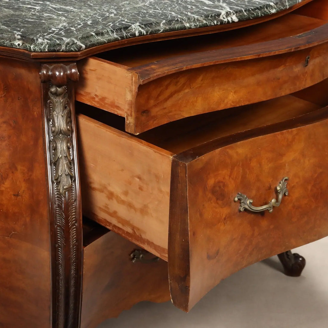 Antique Chests of Drawers Baroque Style Walnut XIX Century