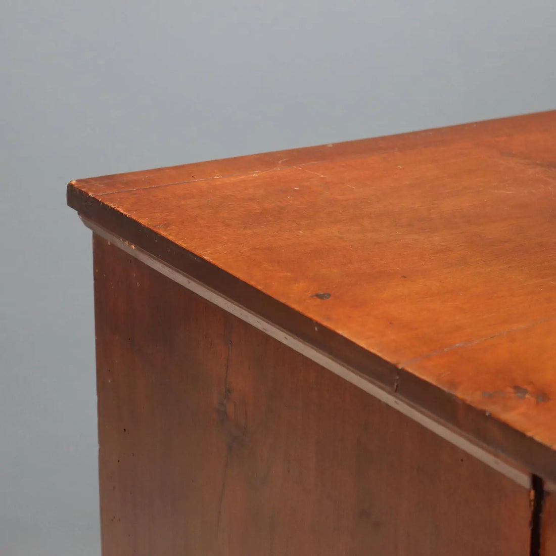 Antique Chest of Drawers Empire Walnut Bronze Italy XIX Century
