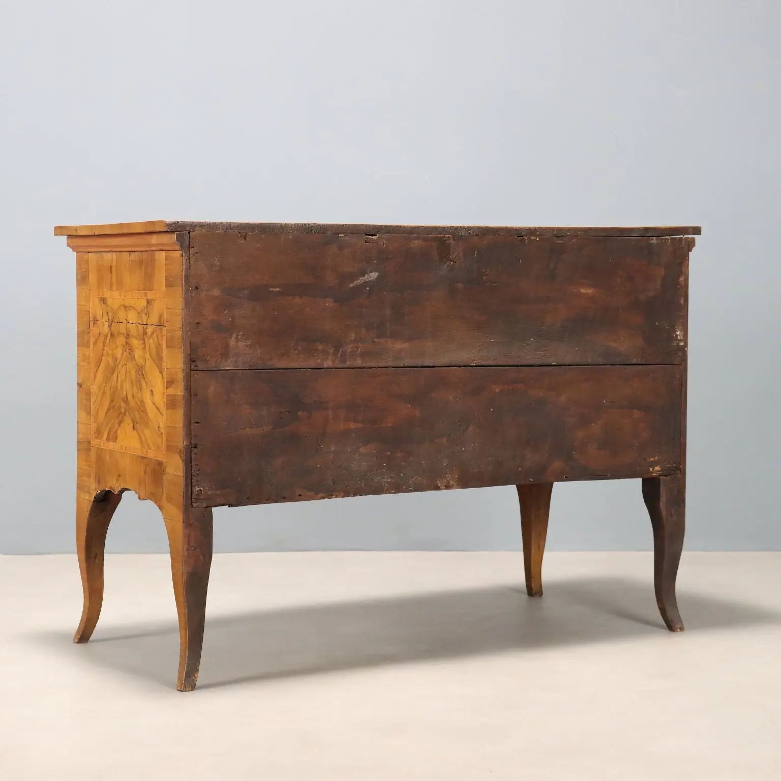 Antique Chest of Drawers Walnut Burl Italy XVIII Century