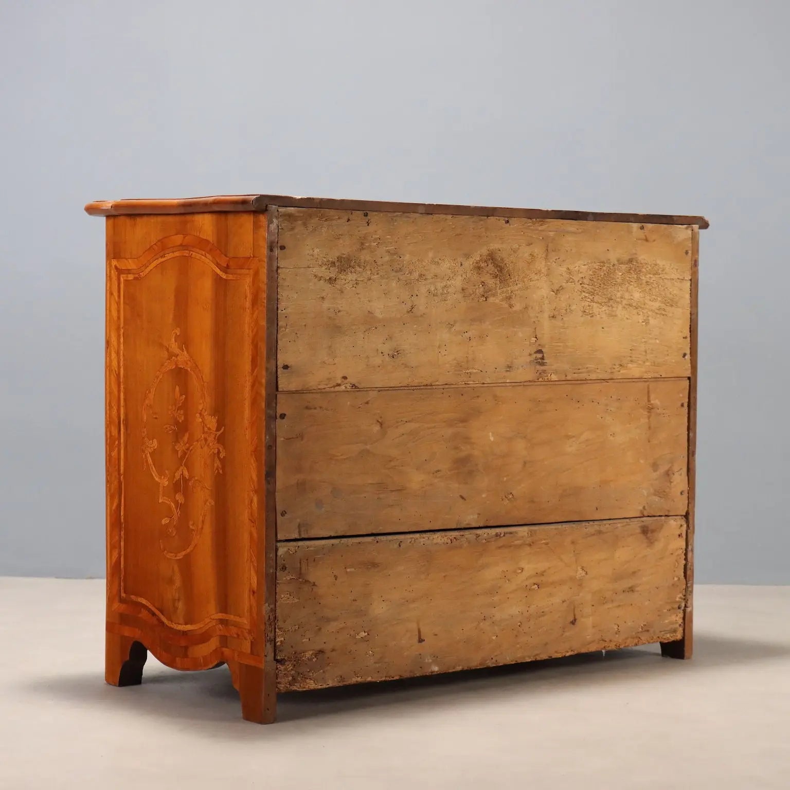 Antique Baroque Chest of Drawers Walnut Bronze XVIII Century