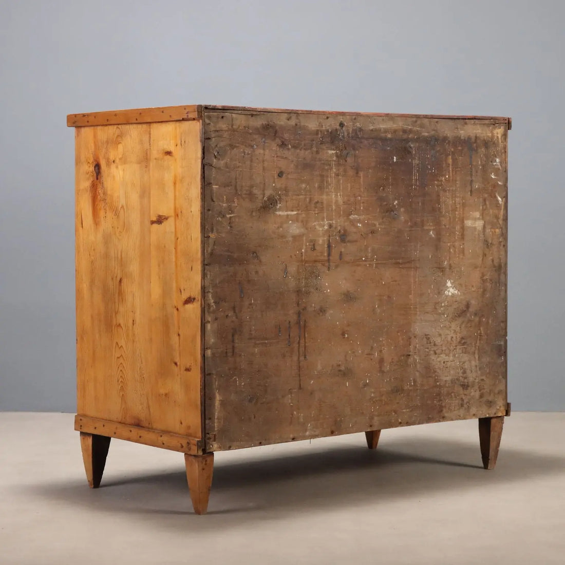 Antique Chest of Drawers Fir 4 Drawers Italy XIX Century
