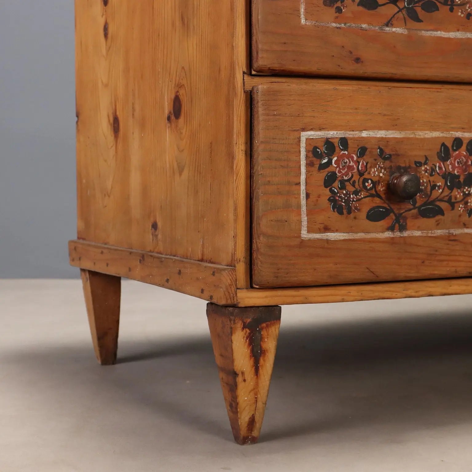 Antique Chest of Drawers Fir 4 Drawers Italy XIX Century
