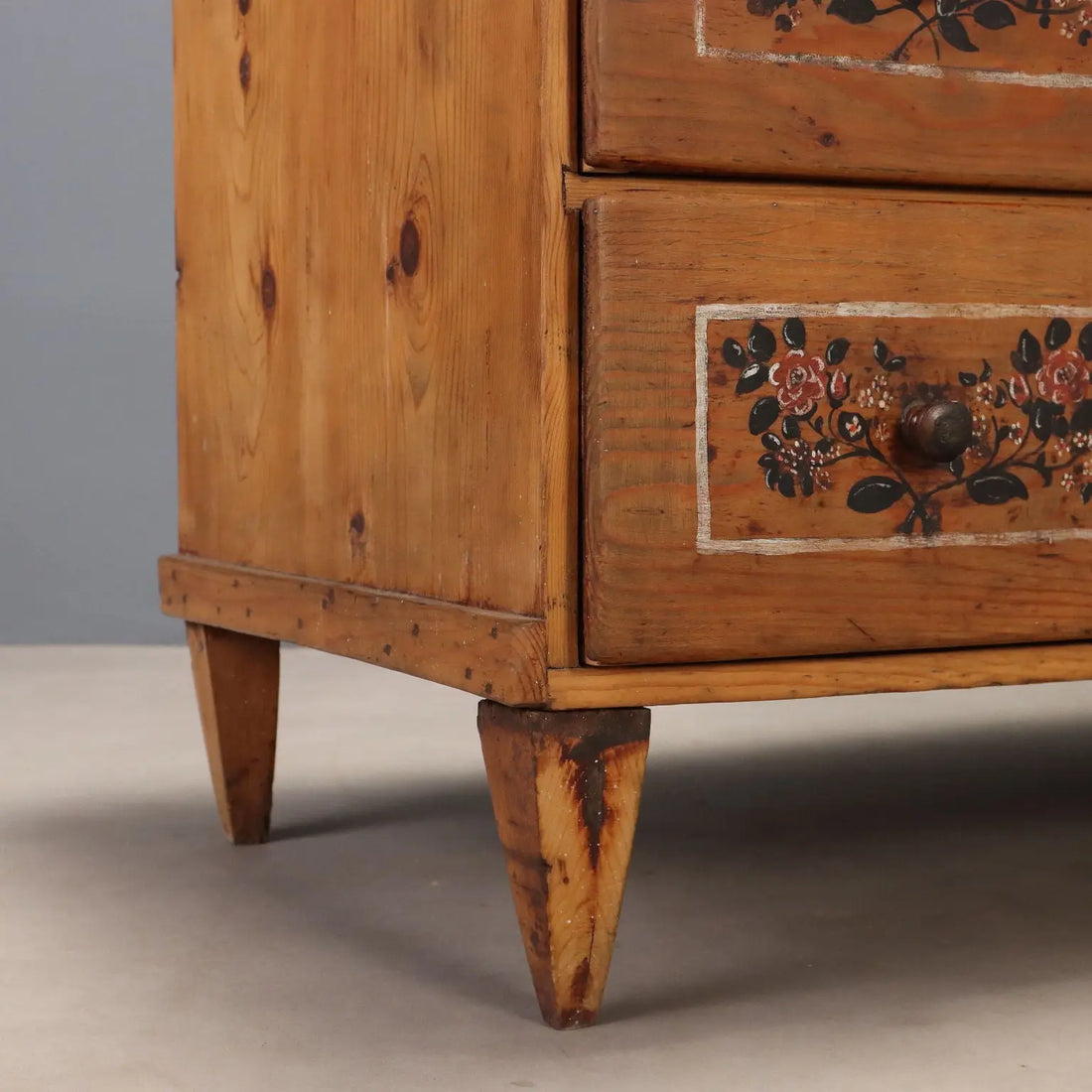 Antique Chest of Drawers Fir 4 Drawers Italy XIX Century
