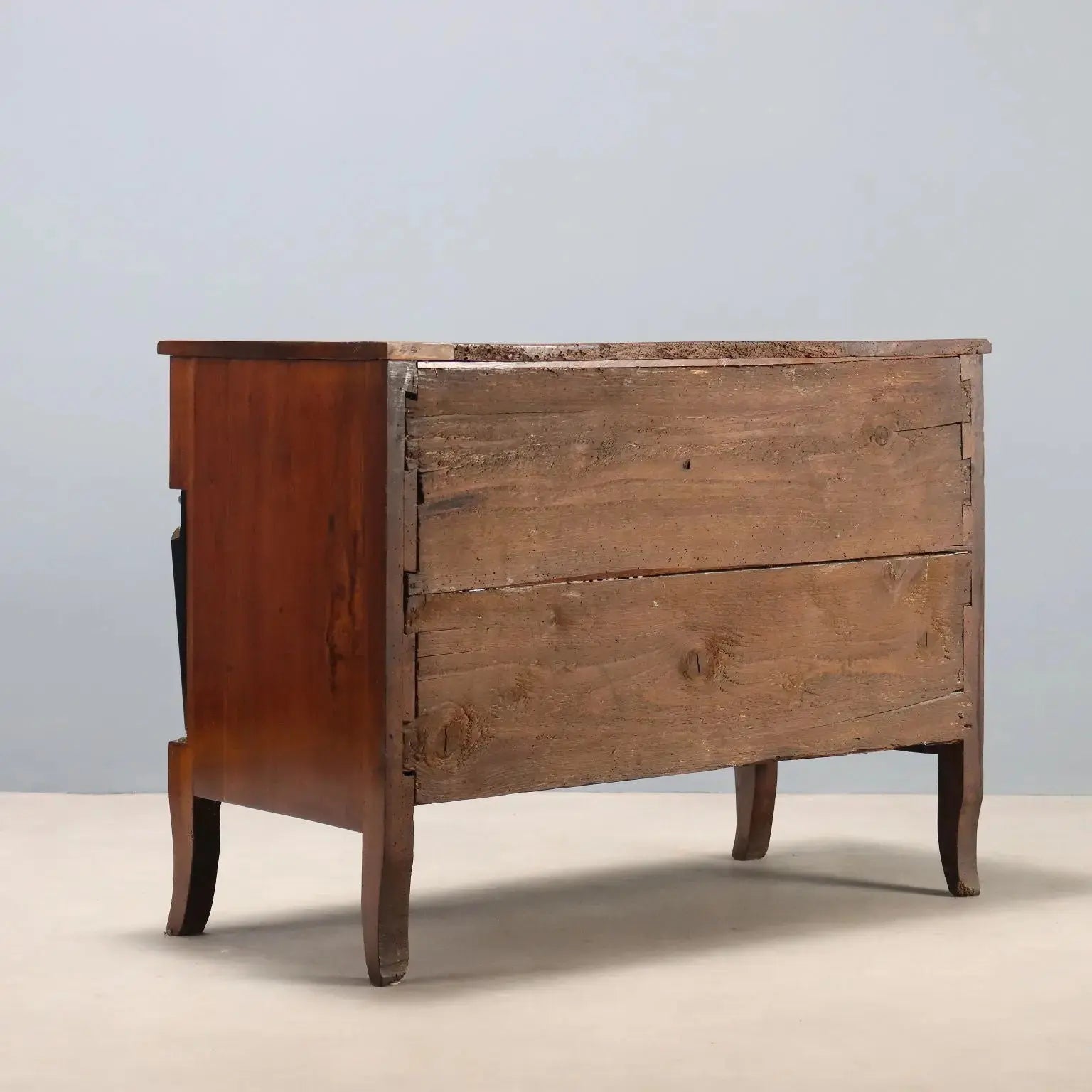 Antique Chest of Drawers Walnut 3 Drawers Italy XIX Century