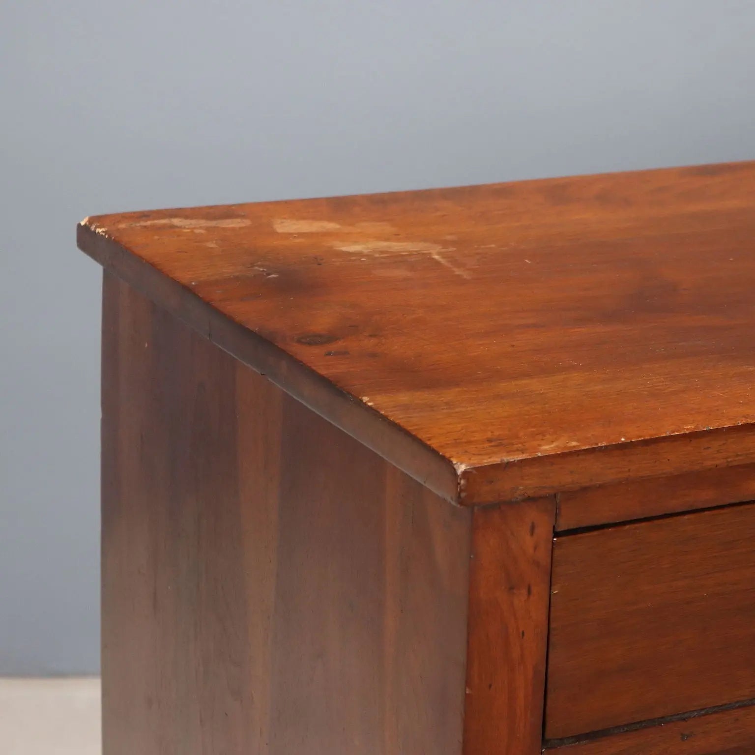 Antique Chest of Drawers Walnut 3 Drawers Italy XIX Century