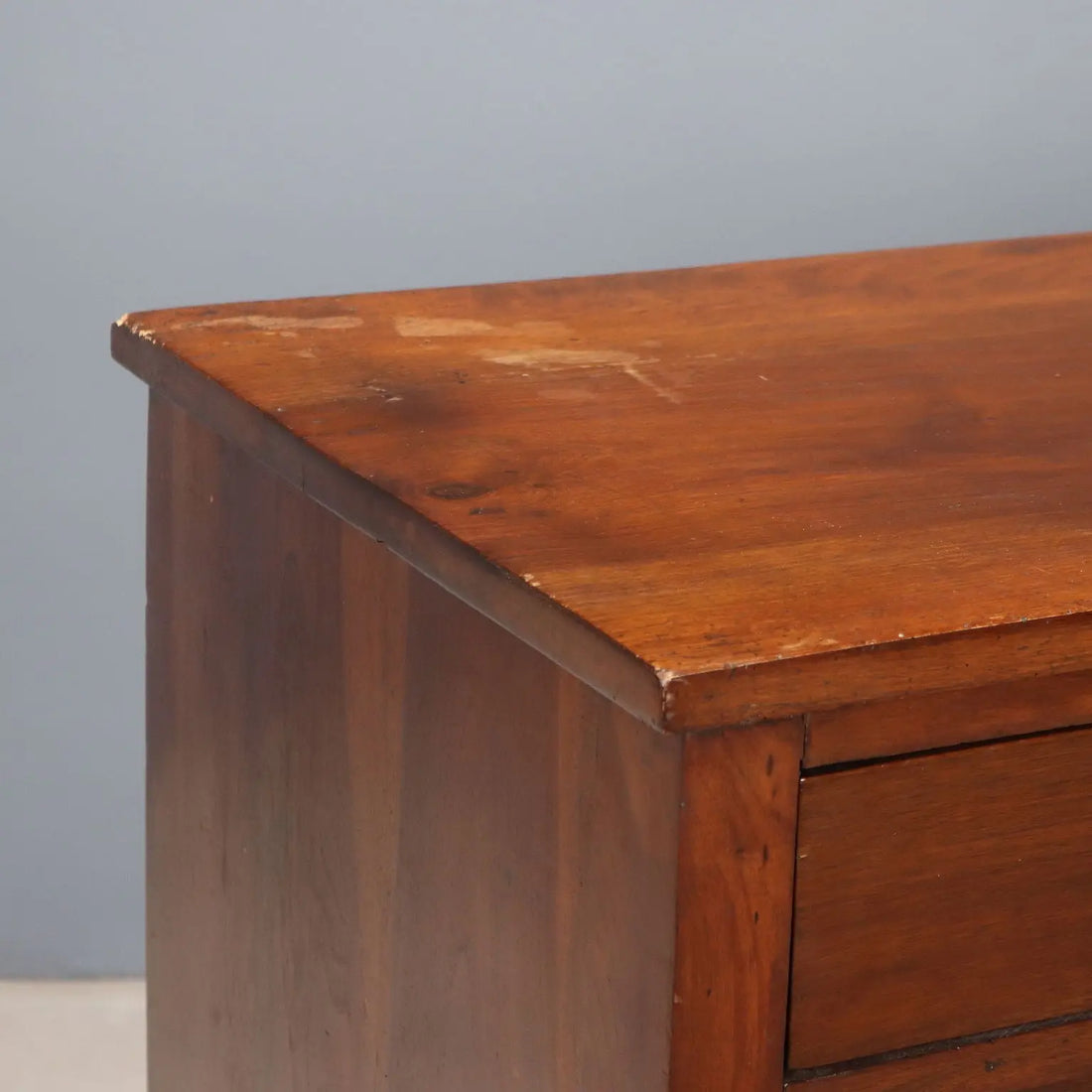 Antique Chest of Drawers Walnut 3 Drawers Italy XIX Century