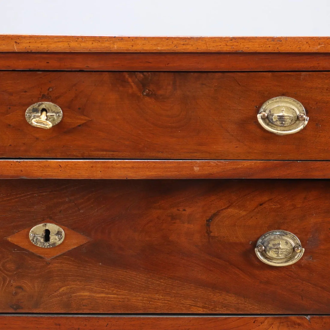 Antique Chest of Drawers Walnut 3 Drawers Italy XIX Century