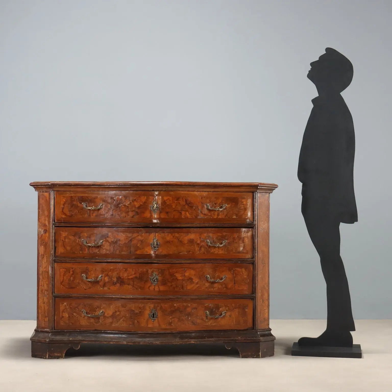 Baroque Walnut Chest - Lombardy 17th Century