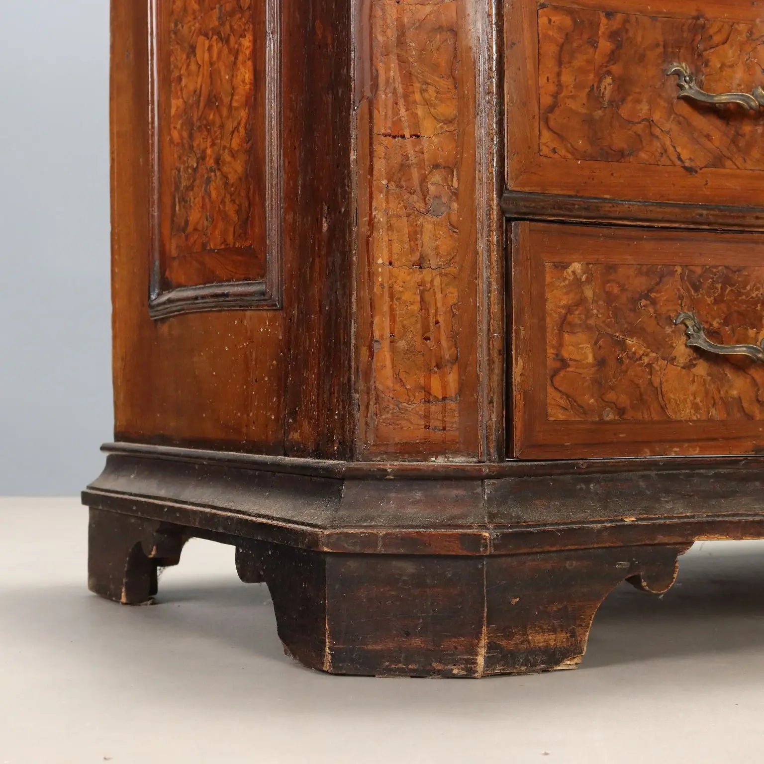 Baroque Walnut Chest - Lombardy 17th Century