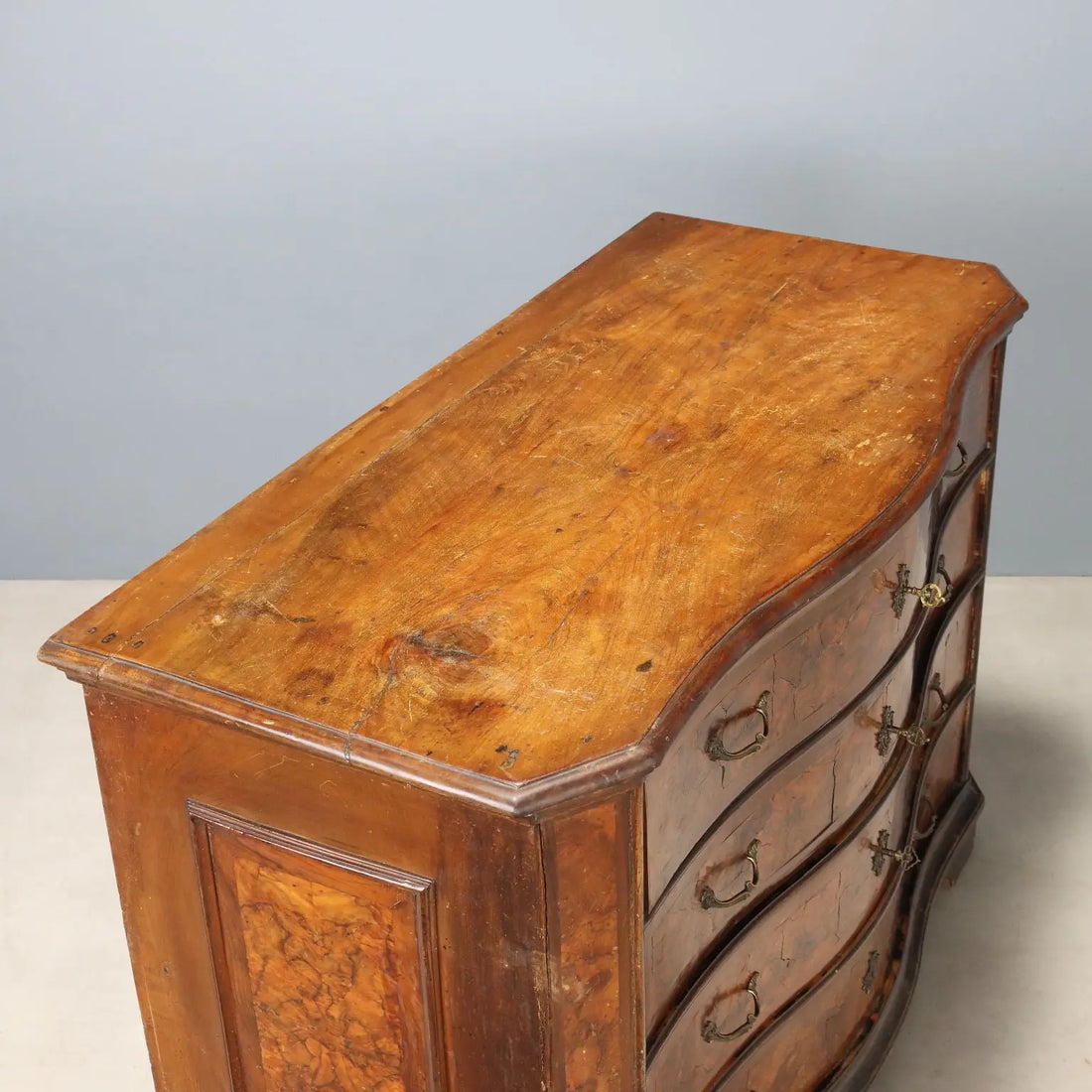 Baroque Walnut Chest - Lombardy 17th Century
