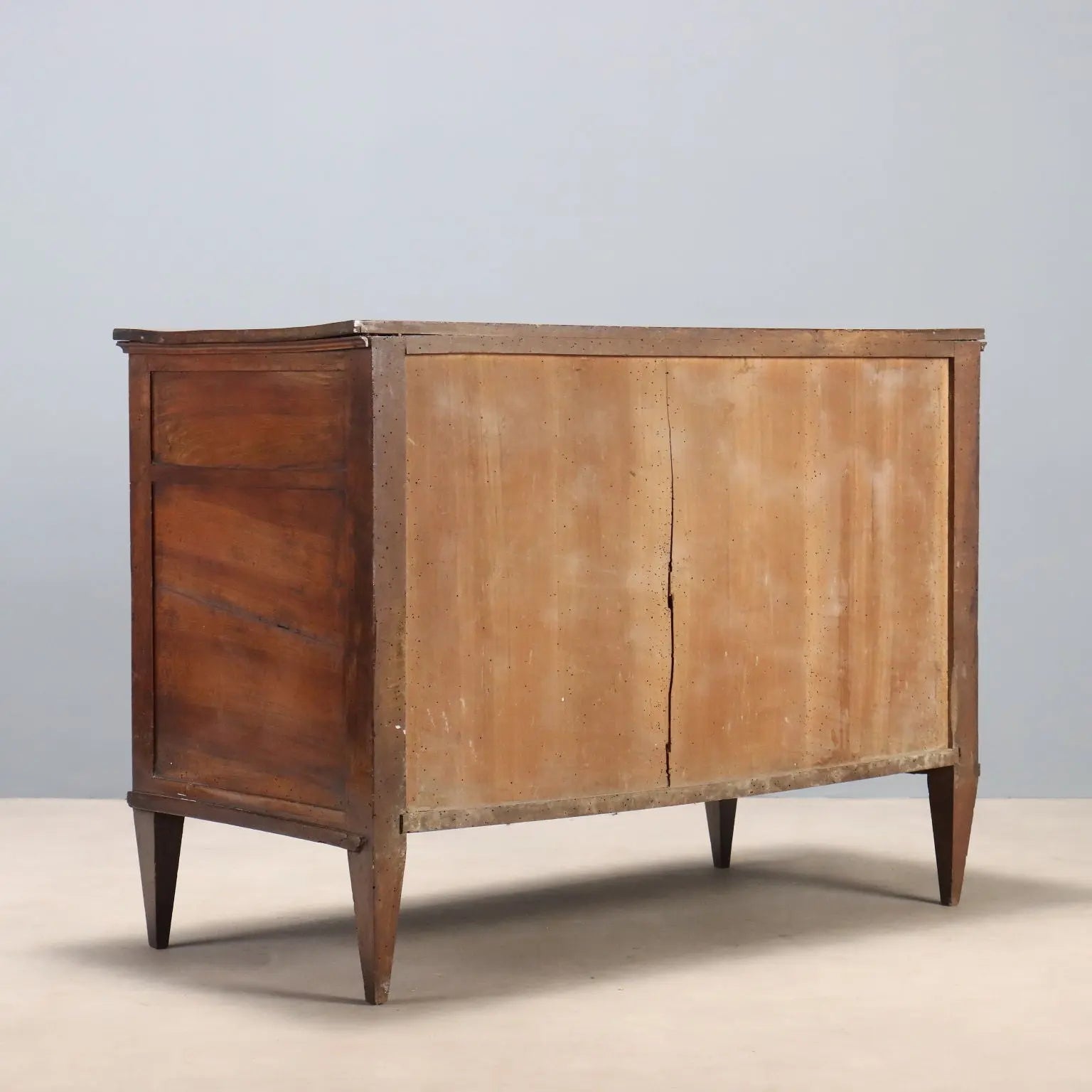 Antique Chest of Drawers Directoire Walnut 3 Drawers XIX Century