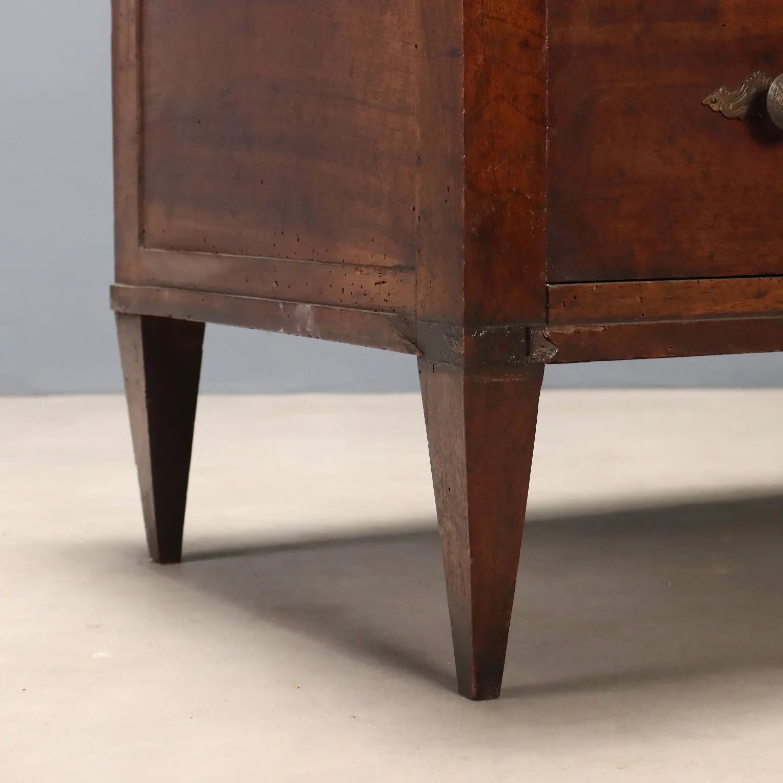 Antique Chest of Drawers Directoire Walnut 3 Drawers XIX Century