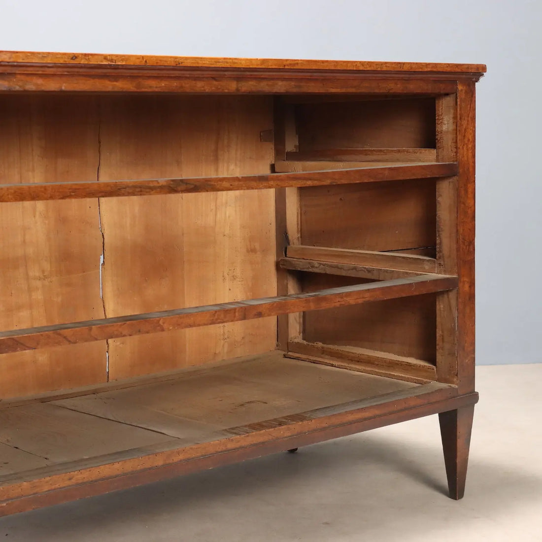 Antique Chest of Drawers Directoire Walnut 3 Drawers XIX Century