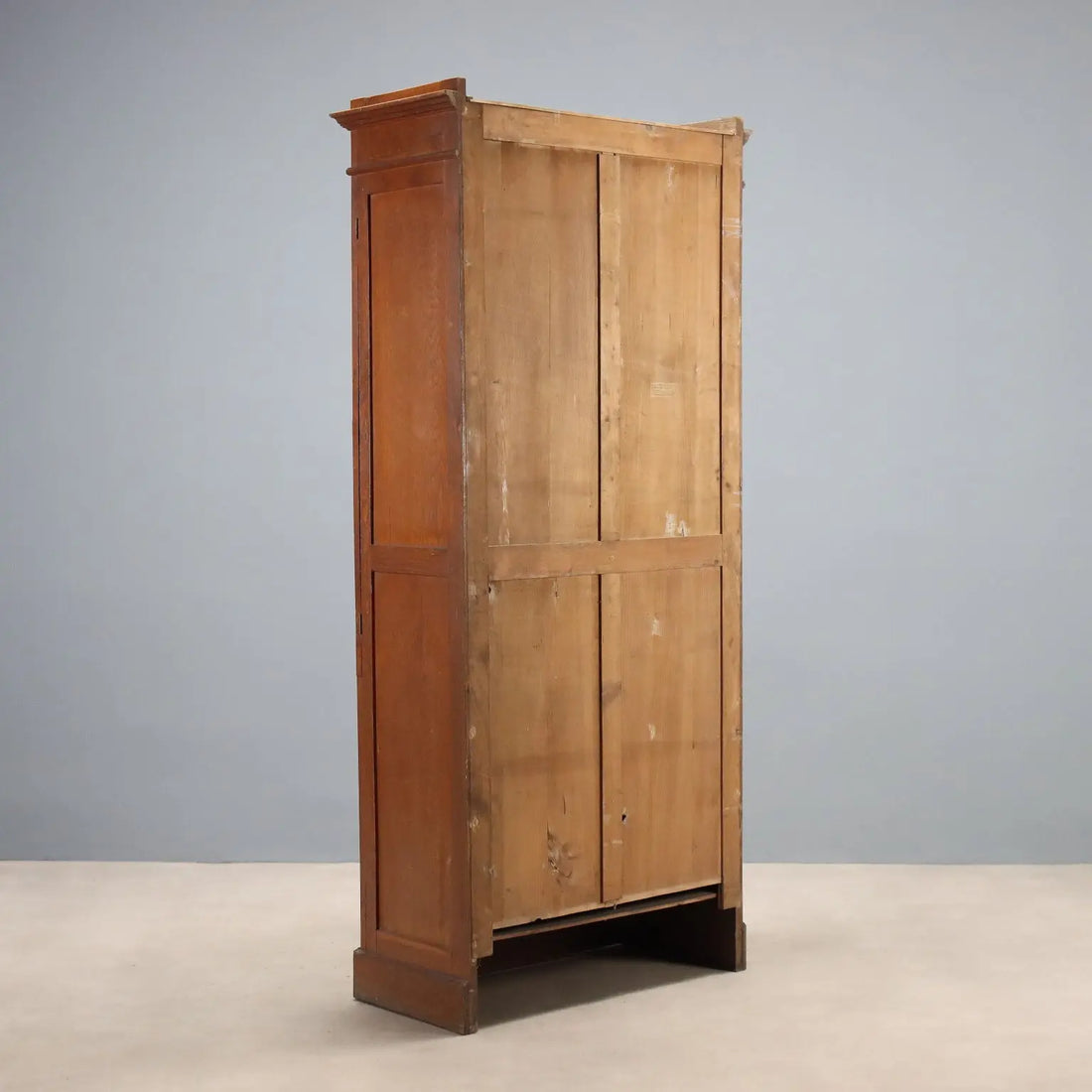 Antique Filing Cabinet Art Nouveau Oak 18 Drawers Italy XIX Century
