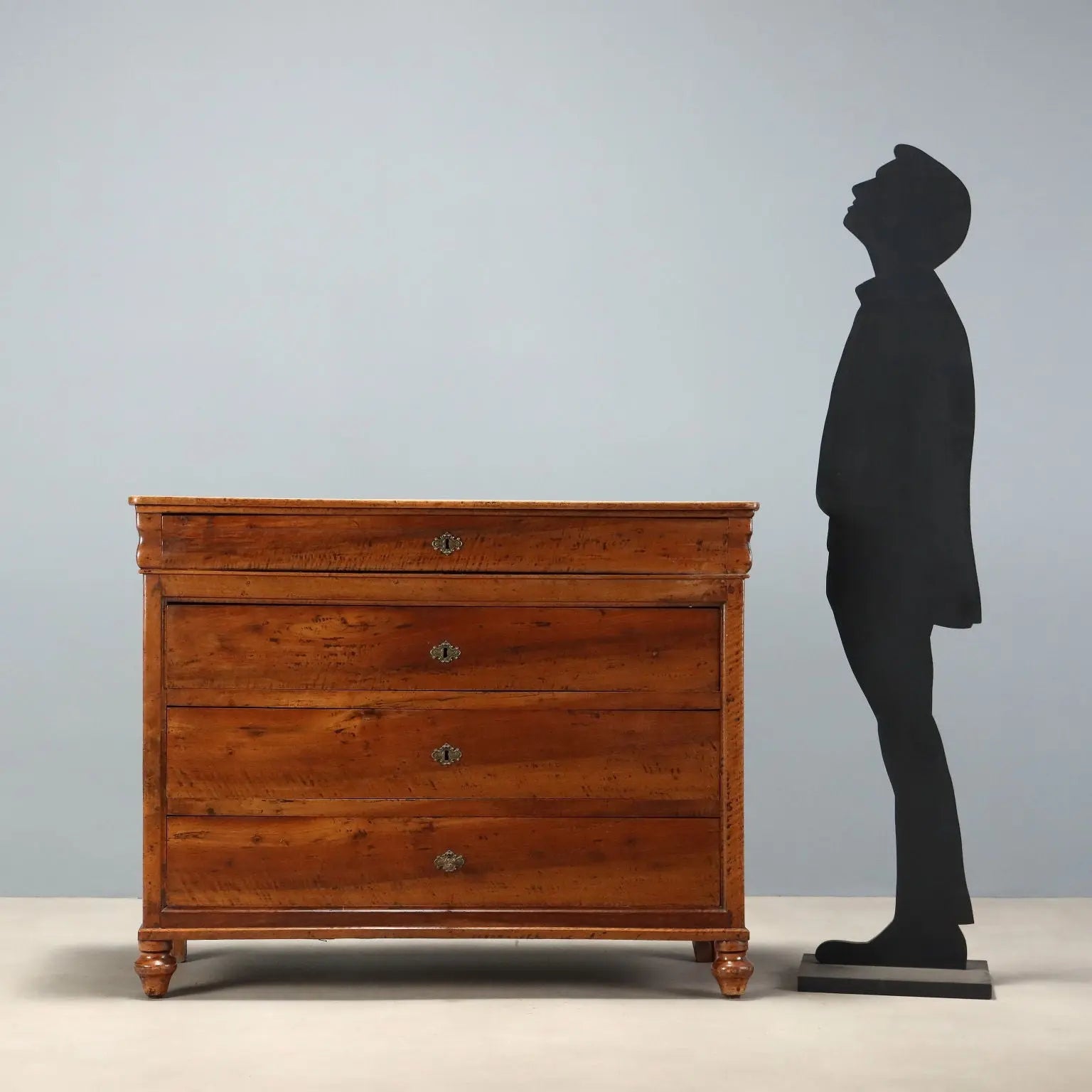 Carlo X Walnut Chest of Drawers - Italy 19th Century