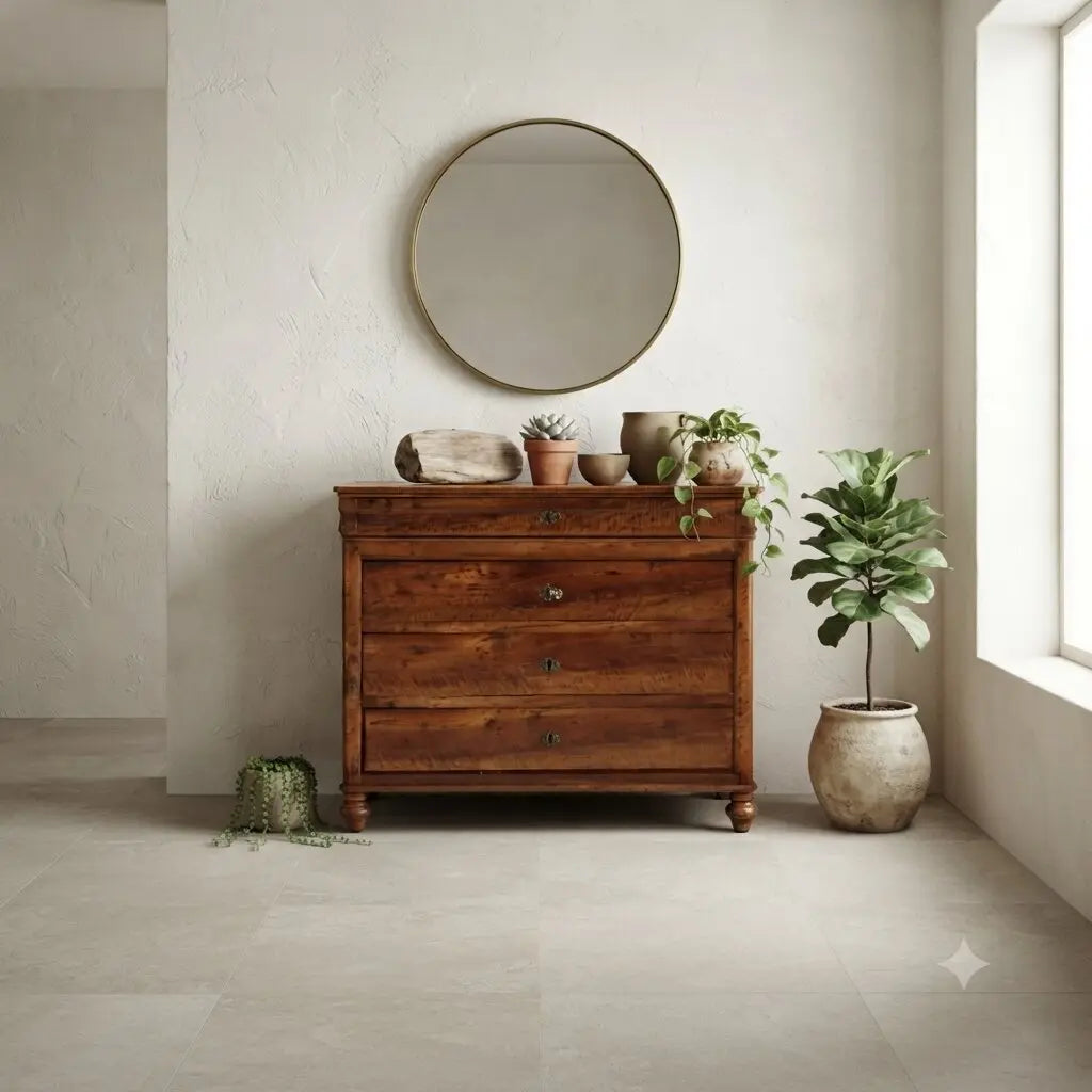 Carlo X Walnut Chest of Drawers - Italy 19th Century