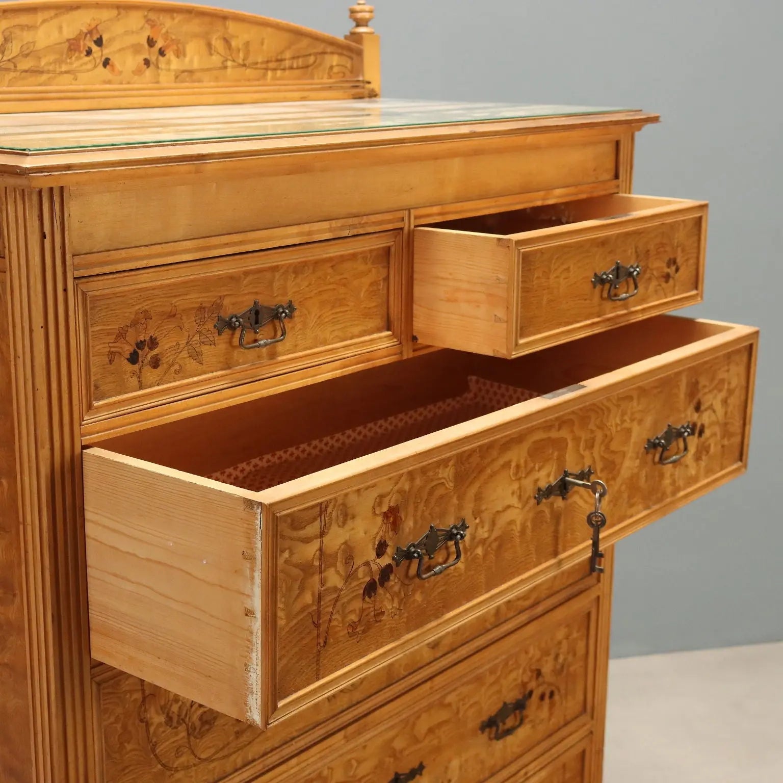 Liberty Chest in Ash and Maple, Early 1900s