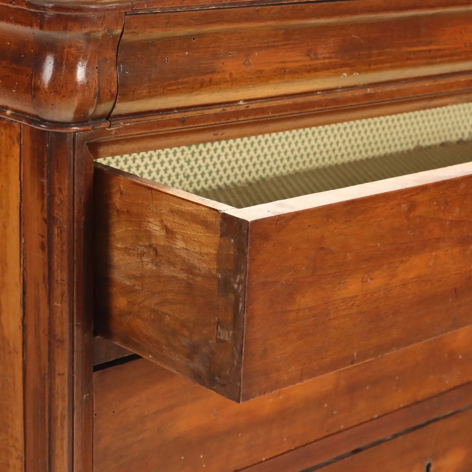 Louis Philippe Walnut Chest, Italy 19th Century
