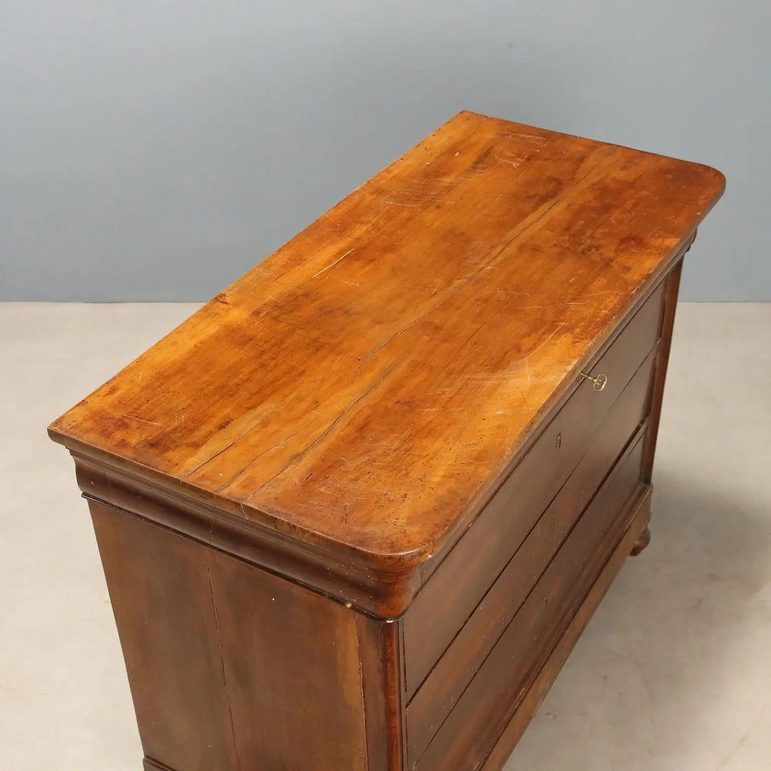 Louis Philippe Walnut Chest, Italy 19th Century