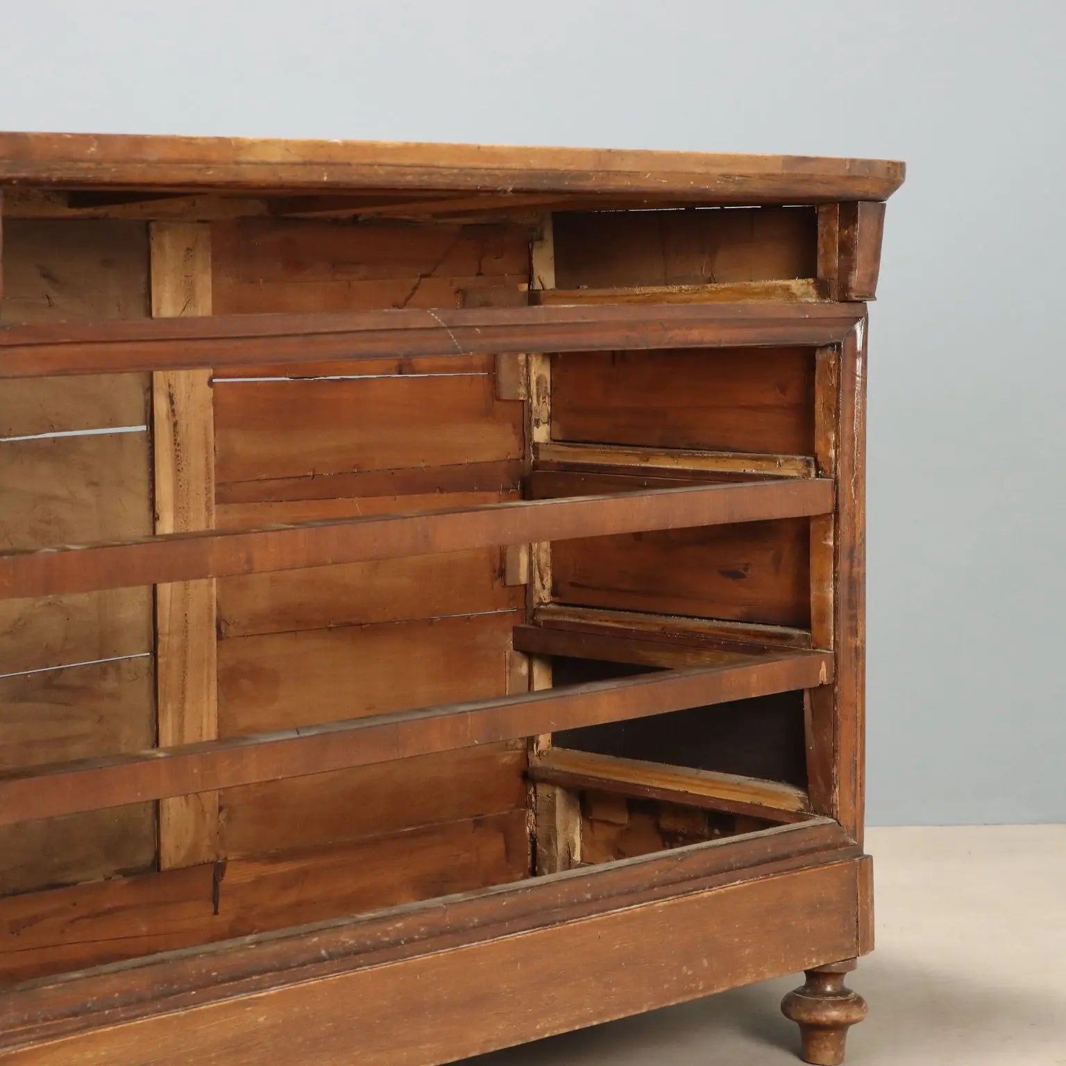 Antique Chest of Drawers Louis Philippe 4 Drawers XIX Century