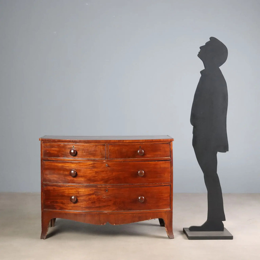 Antique Chest of Drawers Mahogany 4 Drawers Italy XIX Century