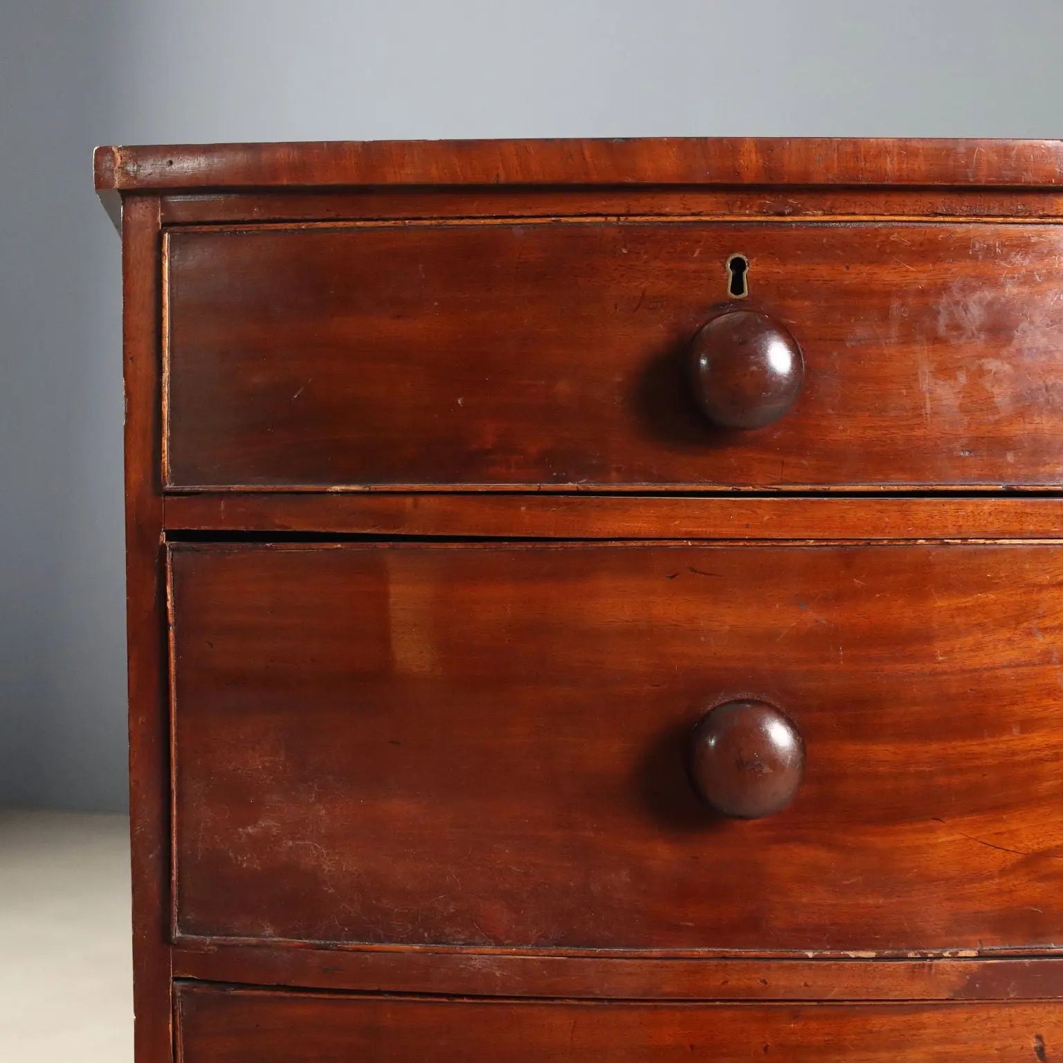 Antique Chest of Drawers Mahogany 4 Drawers Italy XIX Century