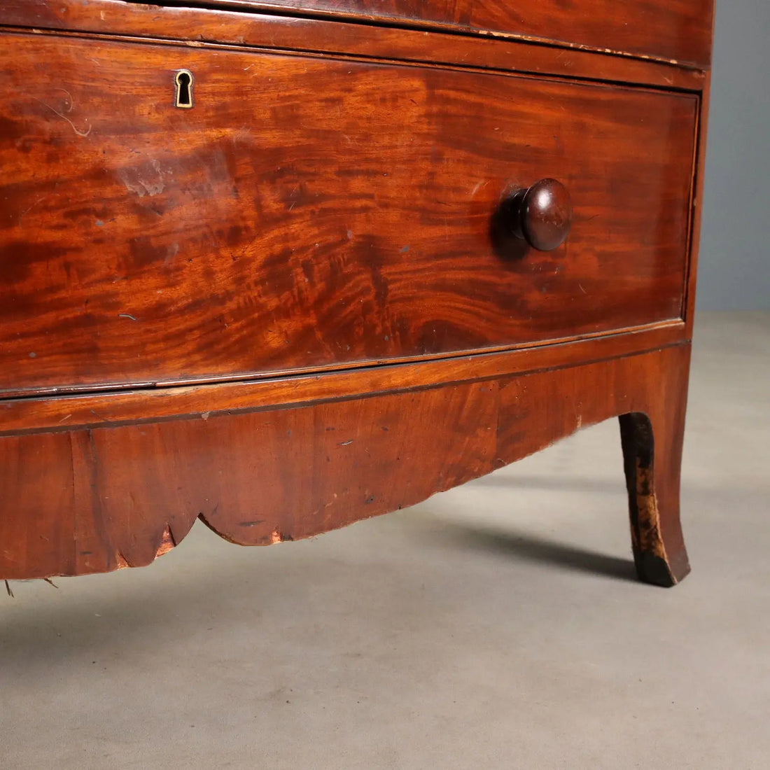 Antique Chest of Drawers Mahogany 4 Drawers Italy XIX Century