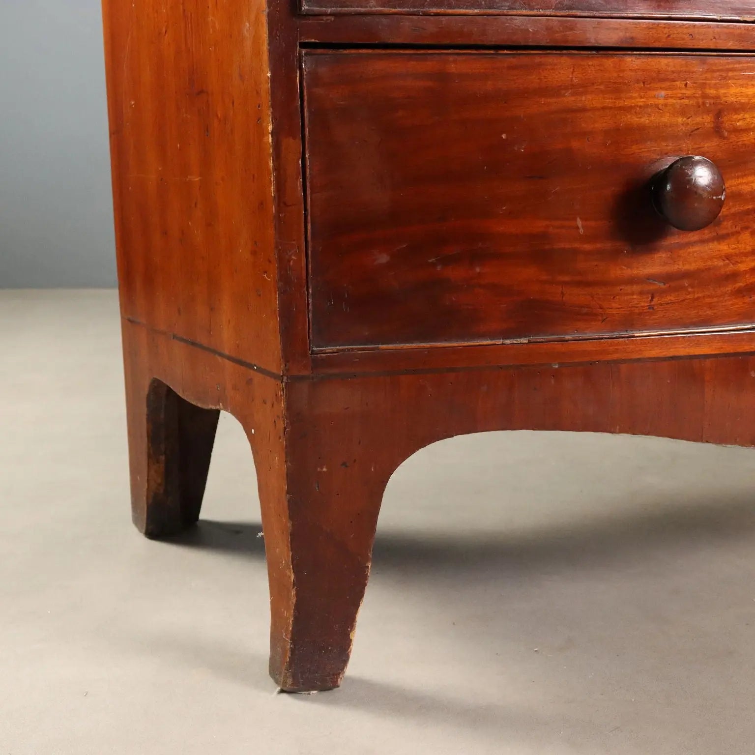 Antique Chest of Drawers Mahogany 4 Drawers Italy XIX Century