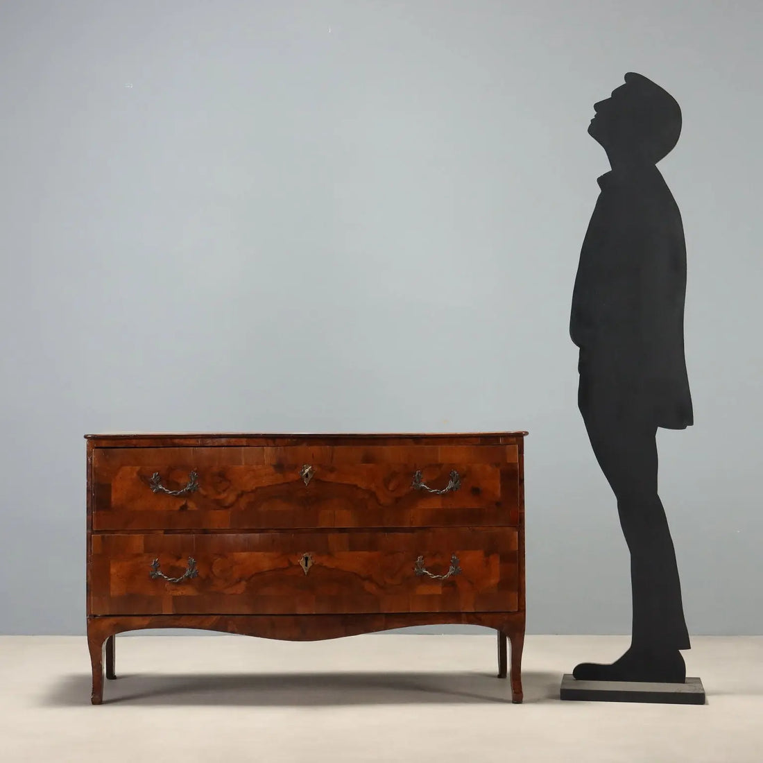 Lombard-Venetian Barocchetto Walnut Chest, 18th Century