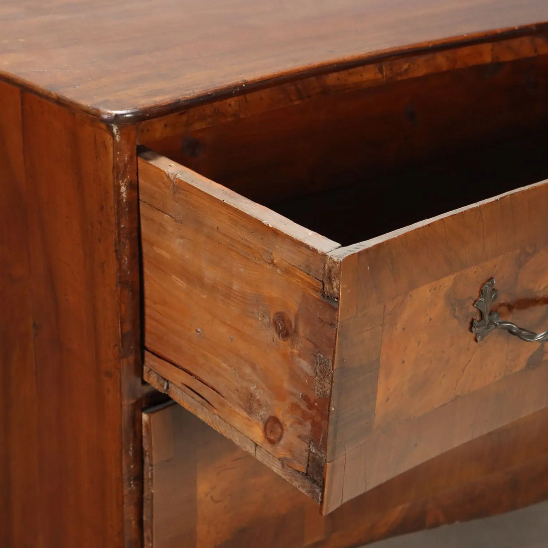 Lombard-Venetian Barocchetto Walnut Chest, 18th Century