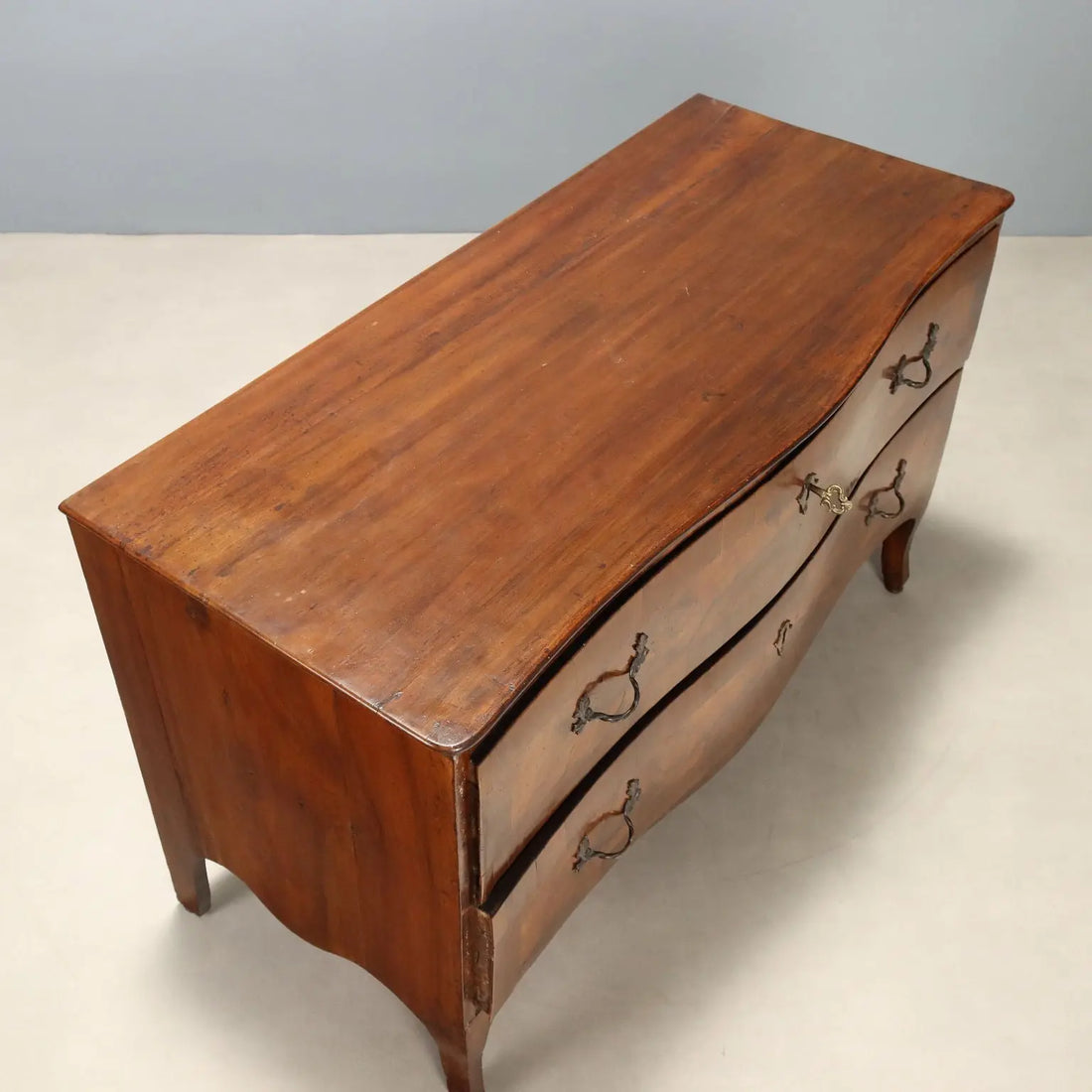 Lombard-Venetian Barocchetto Walnut Chest, 18th Century