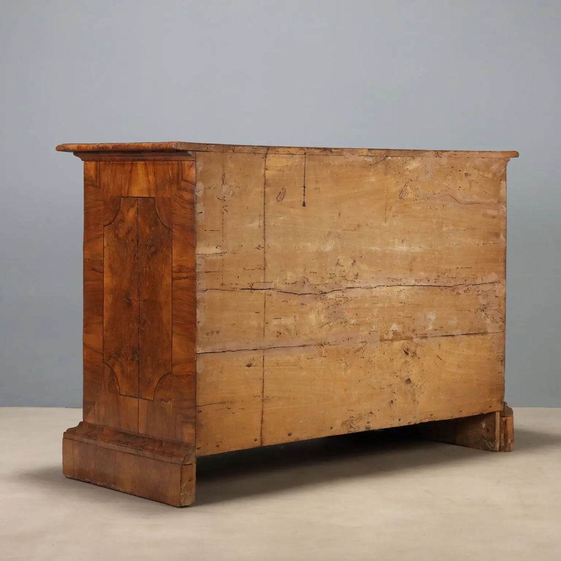 Baroque Walnut Canterano with Gilded Bronze