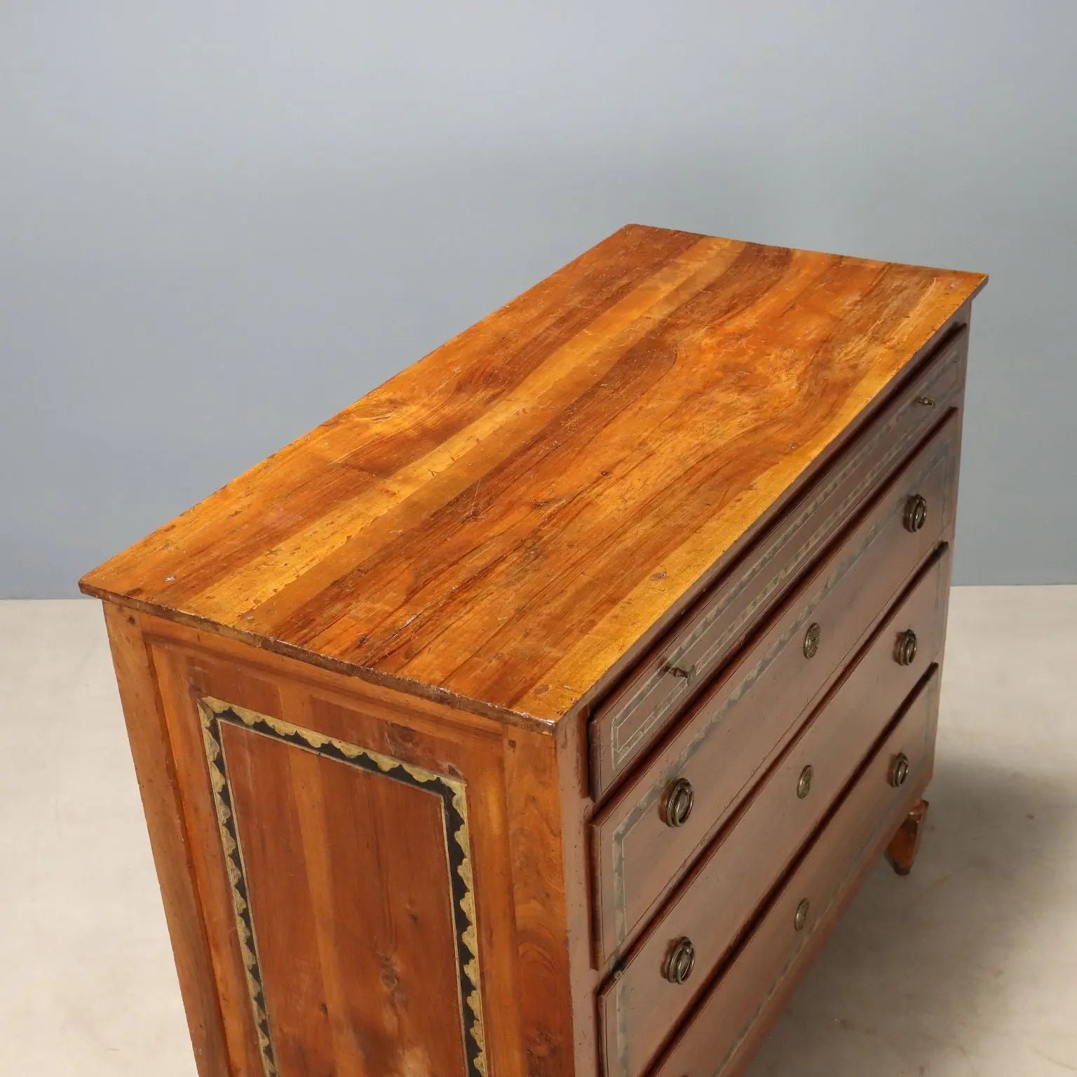 Walnut Directoire Chest, Italy 19th Century