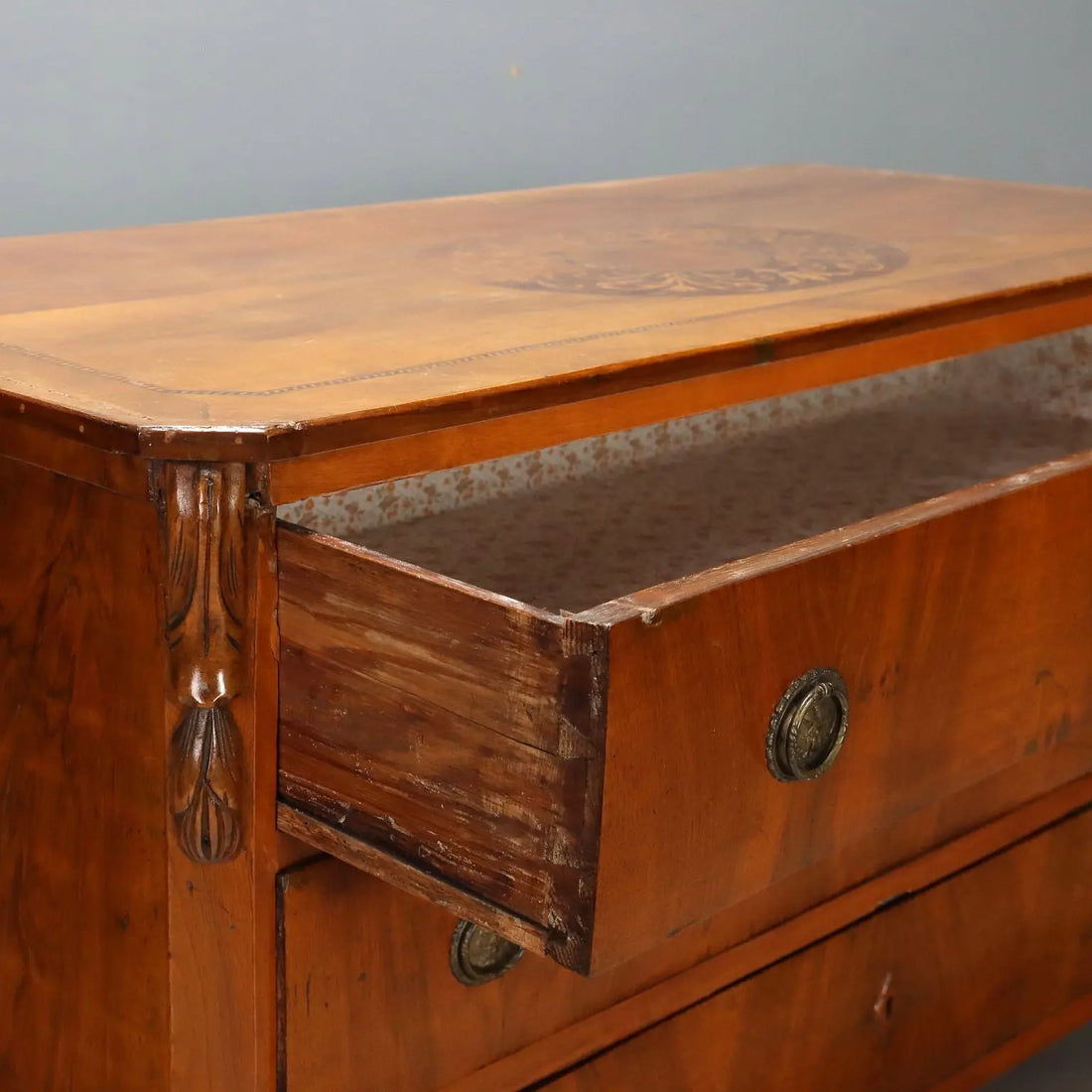 Austro-Hungarian Walnut Chest - Early 20th Century