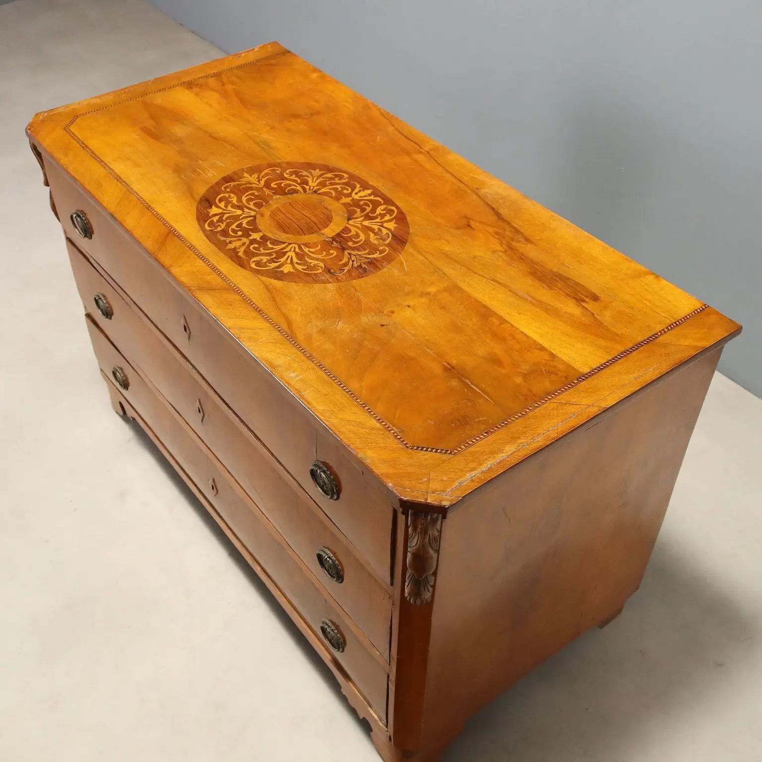Austro-Hungarian Walnut Chest - Early 20th Century