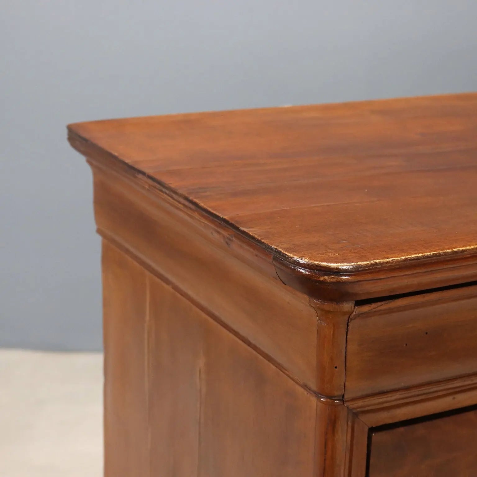 Antique Chest of Drawers Louis Philippe Walnut Italy XIX Century