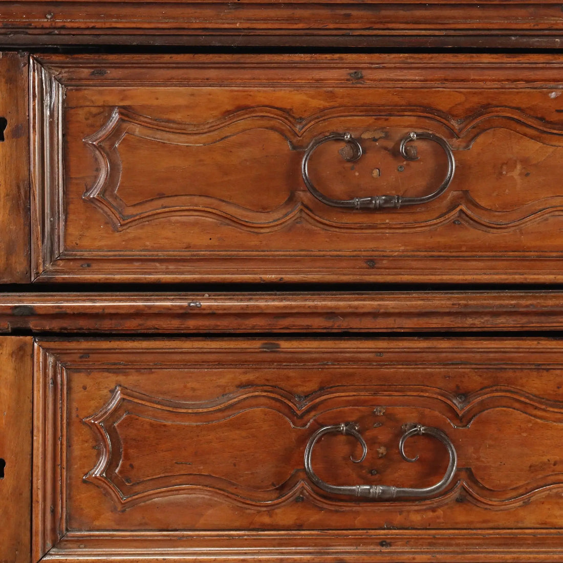 Antique Chest of Drawers Baroque Walnut Drawers Italy XVIII Century
