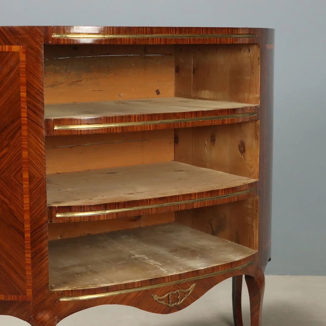 Antique Chest of Drawers Bois de Rose 3 Drawers Italy XX Century