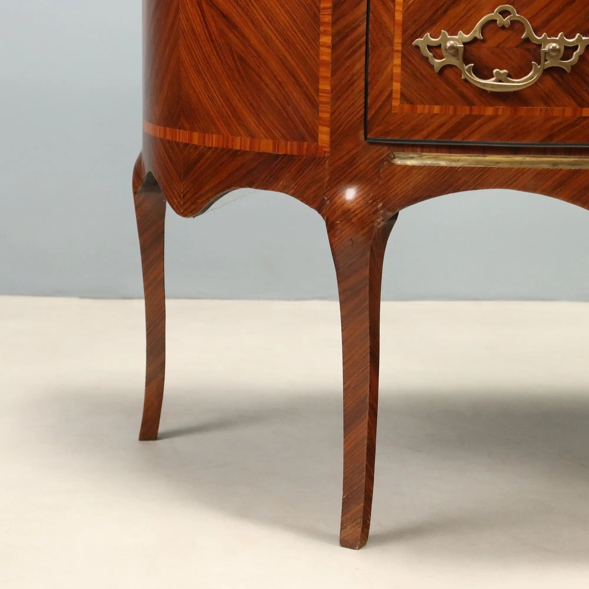 Antique Chest of Drawers Bois de Rose 3 Drawers Italy XX Century