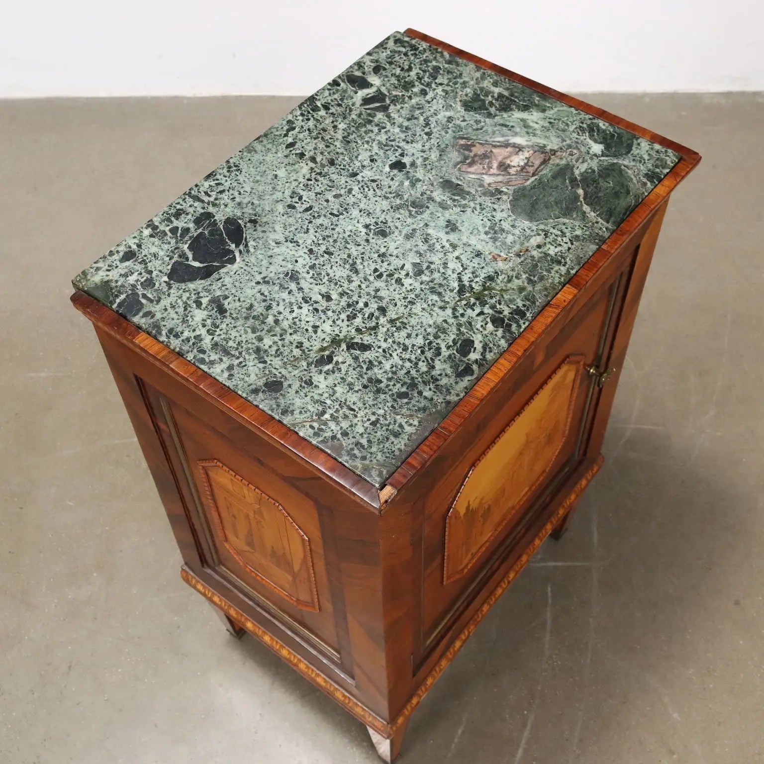 Antique Bedside Table Neoclassical Maple Italy XVIII Century - Italy, Late XVIII Century | Antiques | Bedside Tables