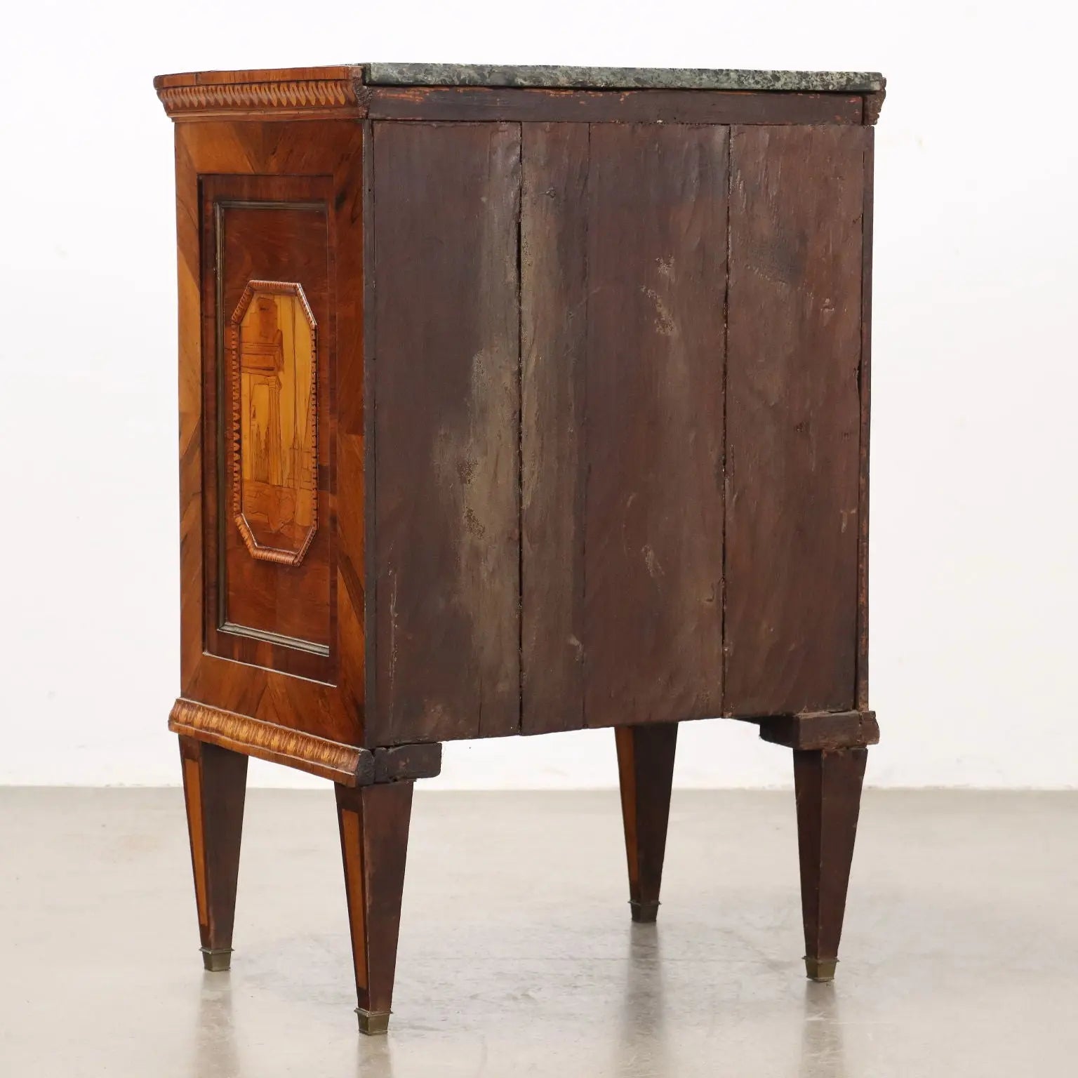 Antique Bedside Table Neoclassical Maple Italy XVIII Century - Italy, Late XVIII Century | Antiques | Bedside Tables