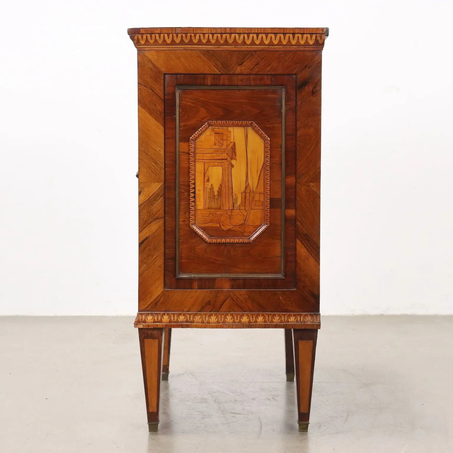 Antique Bedside Table Neoclassical Maple Italy XVIII Century - Italy, Late XVIII Century | Antiques | Bedside Tables