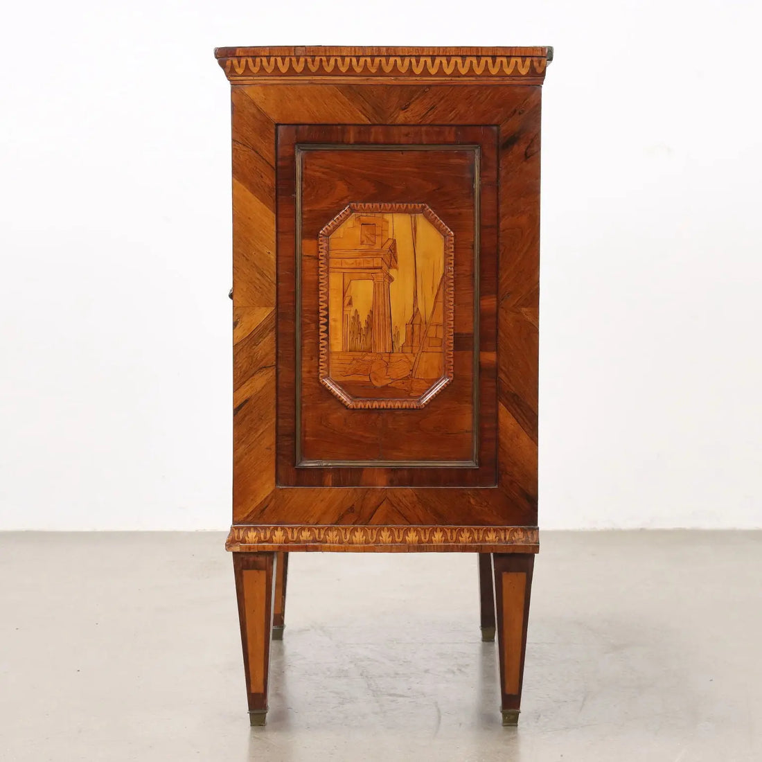 Antique Bedside Table Neoclassical Maple Italy XVIII Century - Italy, Late XVIII Century | Antiques | Bedside Tables