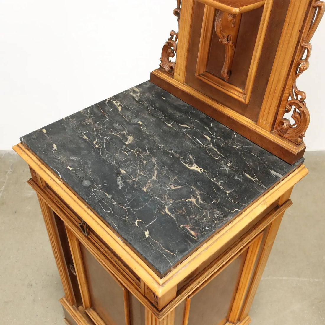 Antique Bedside Tables Art Nouveau Italy XIX Century - Pair of Liberty bedside tables | Antiques | Bedside Tables
