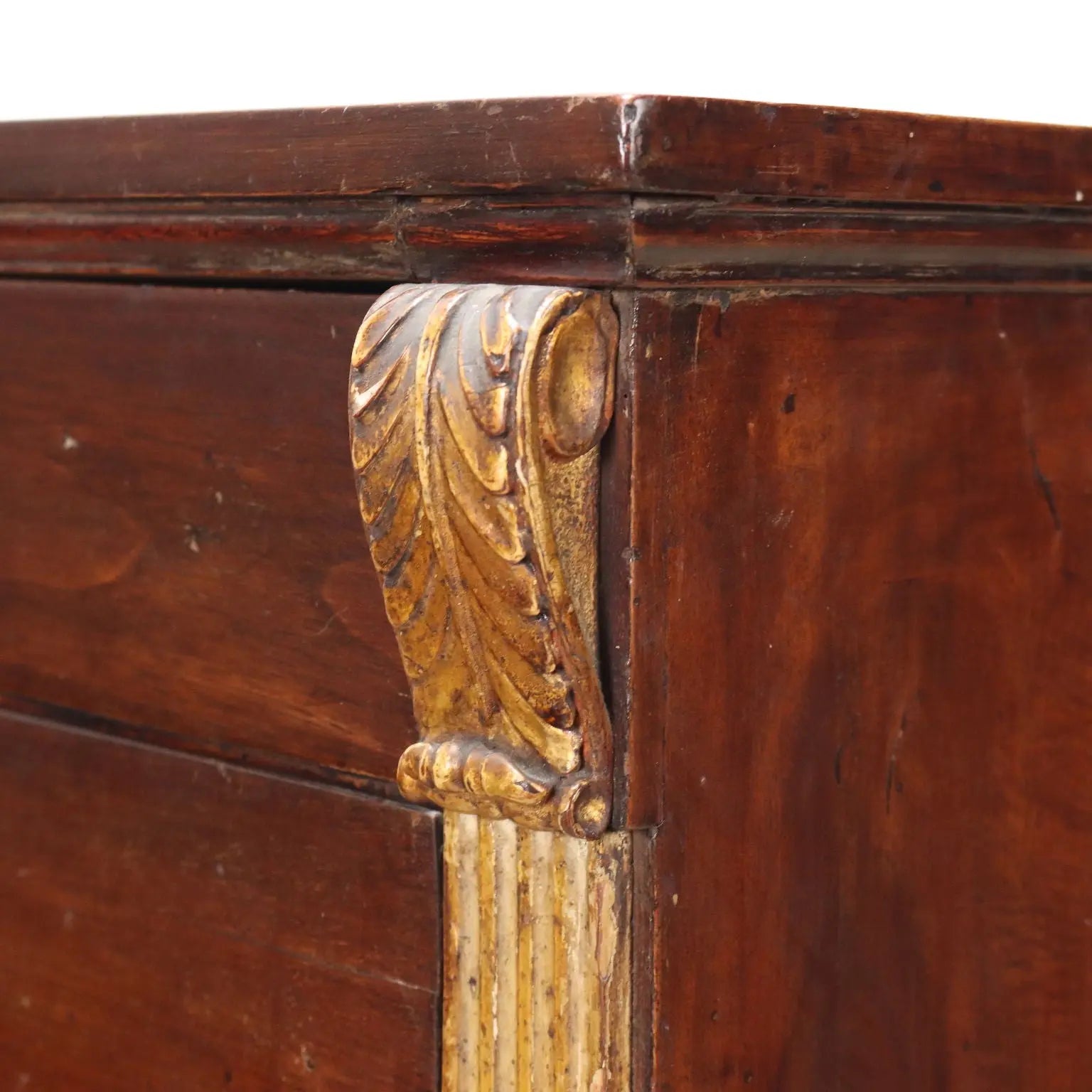Antique Empire Bedside Table Walnut Drawer Italy XIX Century - Italy, Early XIX Century | Antiques | Bedside Tables