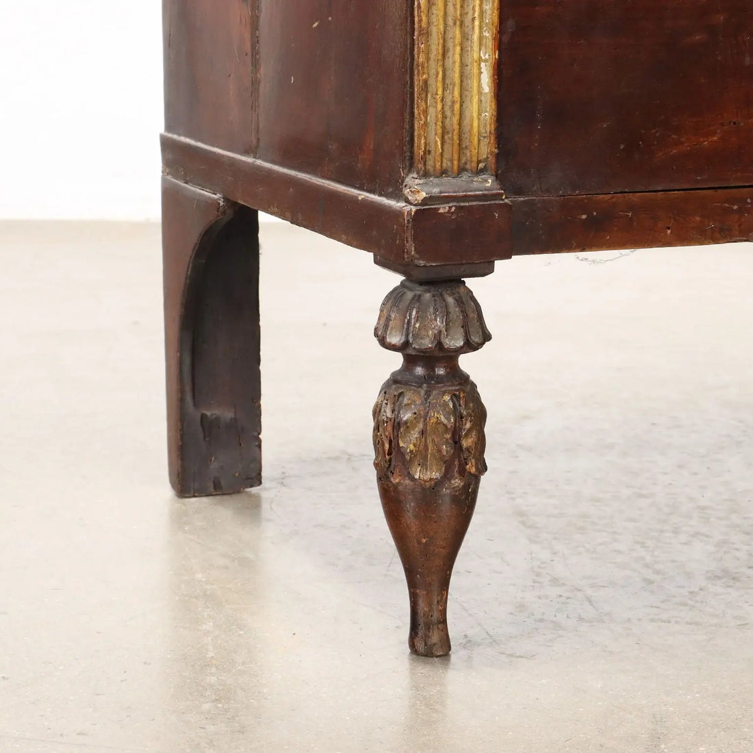 Antique Empire Bedside Table Walnut Drawer Italy XIX Century - Italy, Early XIX Century | Antiques | Bedside Tables