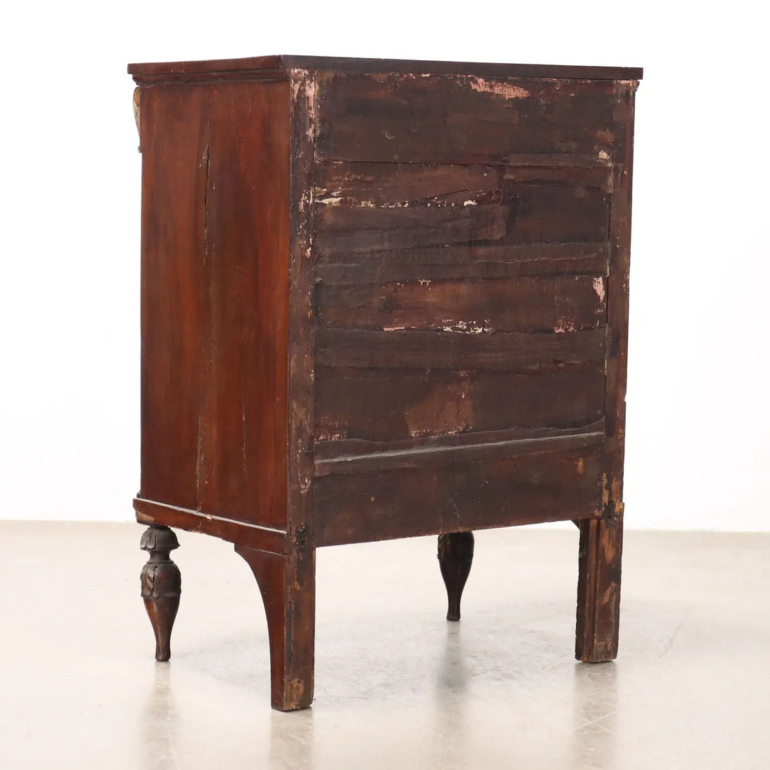 Antique Empire Bedside Table Walnut Drawer Italy XIX Century - Italy, Early XIX Century | Antiques | Bedside Tables