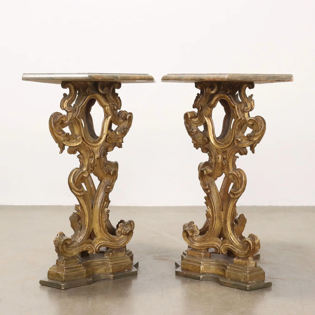 Antique Bedside Table Baroque Style Ancient Woods XX Century - Italy, Mid XX Century | Antiques | Bedside Tables