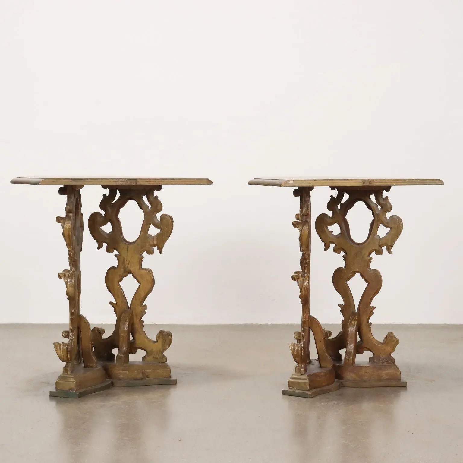 Antique Bedside Table Baroque Style Ancient Woods XX Century - Italy, Mid XX Century | Antiques | Bedside Tables