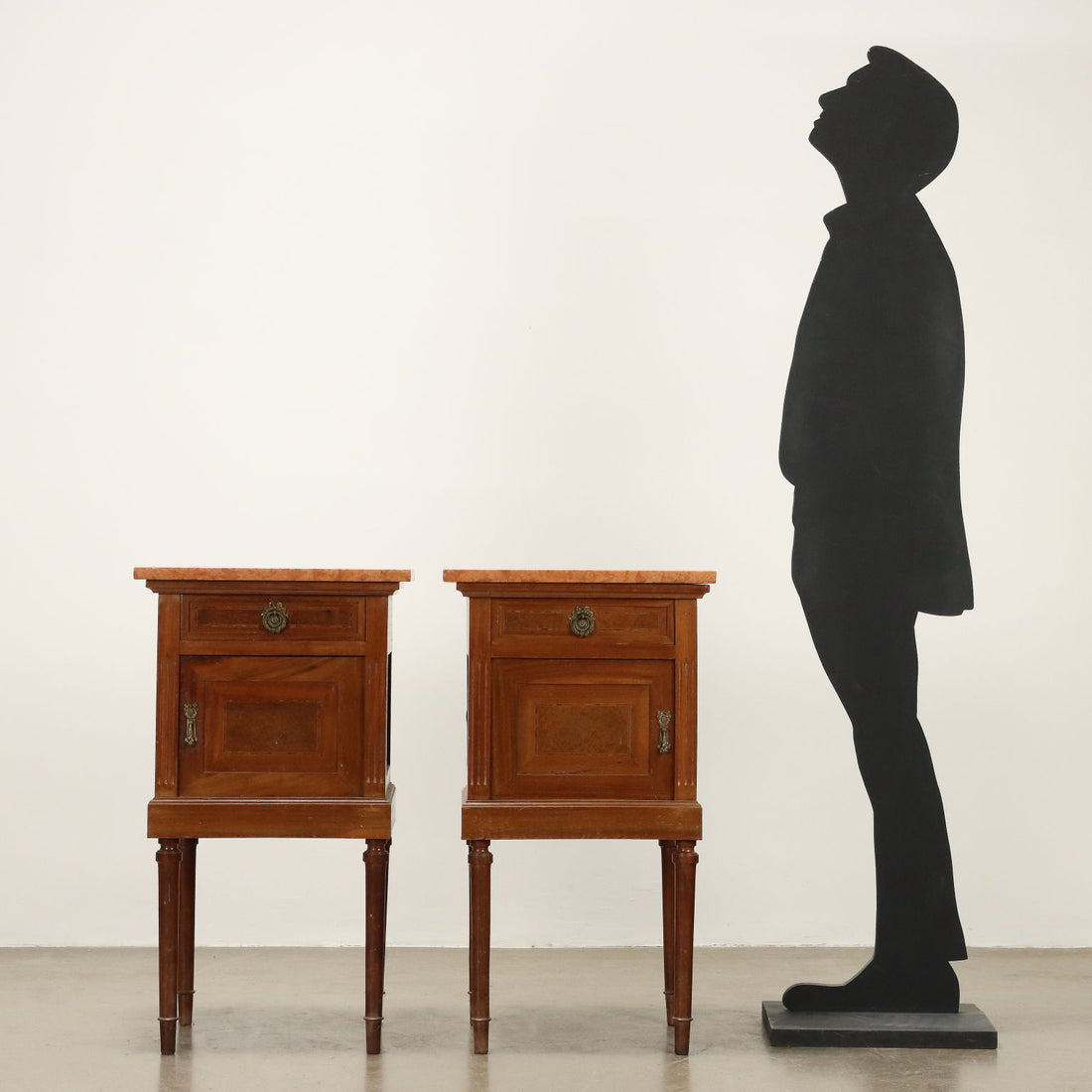 Antique Bedside Tables Neoclassical Style Mahogany XX Century - Italy, Early XX Century | Antiques  Bedside Tables